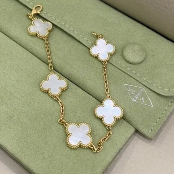 Anthantic Van Cleef & Arpels Vintage Alhambra Bracelet - Picture 3 of 11